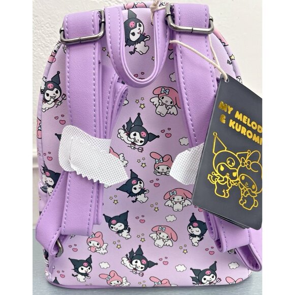 Loungefly Sanrio Kuromi & My Melody Angel & Devil Mini Backpack & Wallet Set main image 12